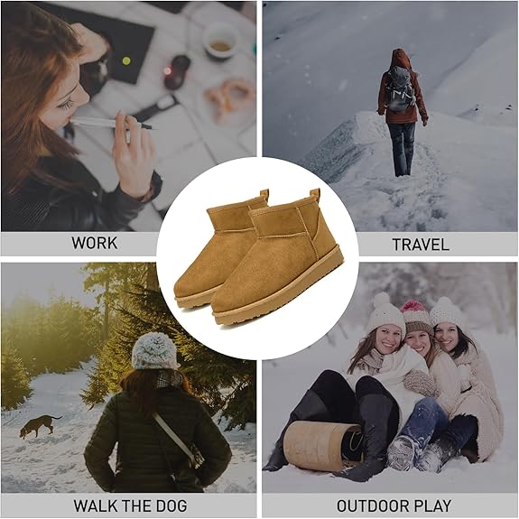 Women's Classic Mini Dupe Ugg Boots - (Platform)