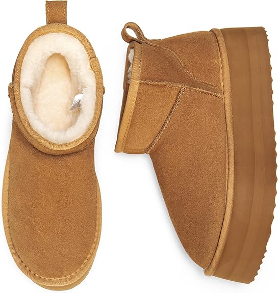 Women's Classic Mini Dupe Ugg Boots - (Platform)