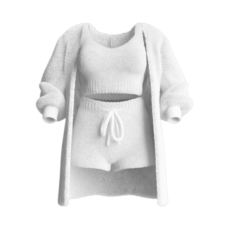 Cosy Knit Set® White -3 pcs